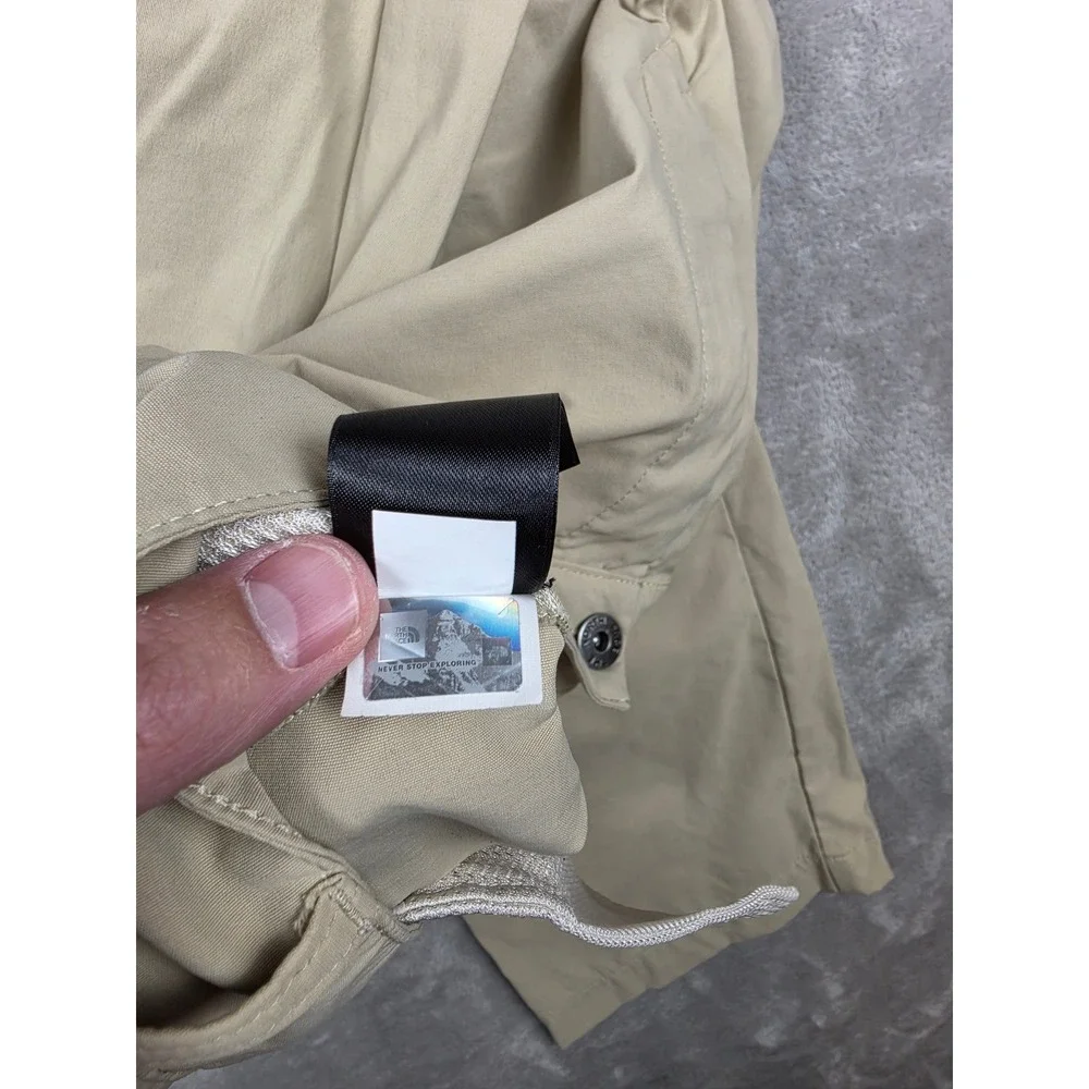 The North Face Rock Away Pants Mens 38x32 Tan Hiking Outdoor Stained F00CE6F